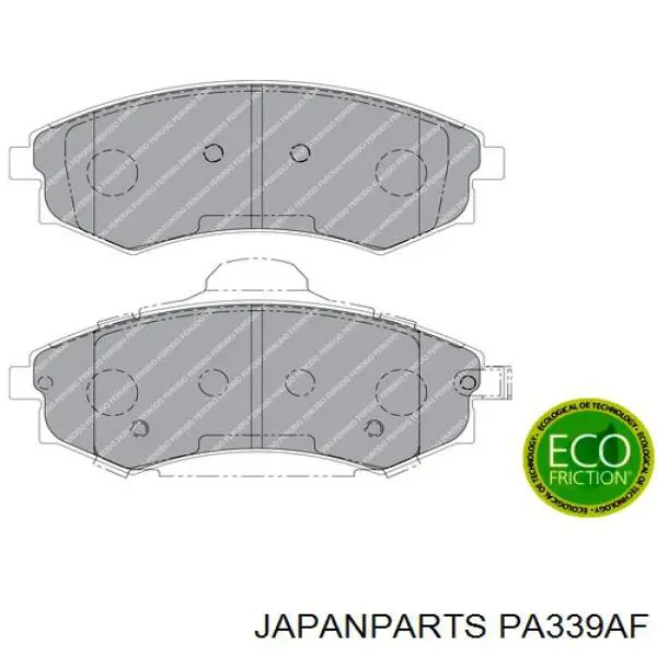 PA339AF Japan Parts Передні гальмівні колодки