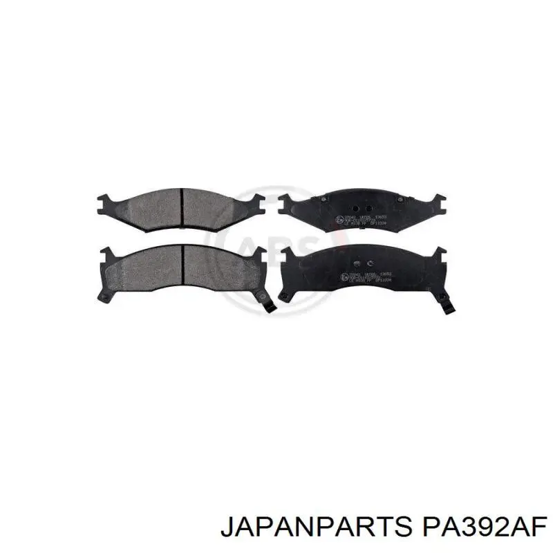 Купити PA392AF Japan Parts Колодки гальмівні передні, дискові