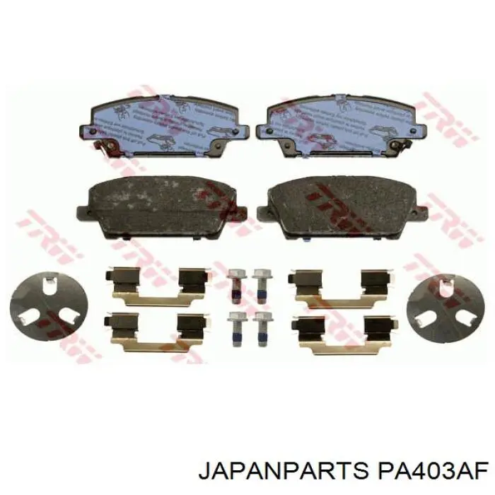 Купити PA403AF Japan Parts Колодки гальмівні передні, дискові