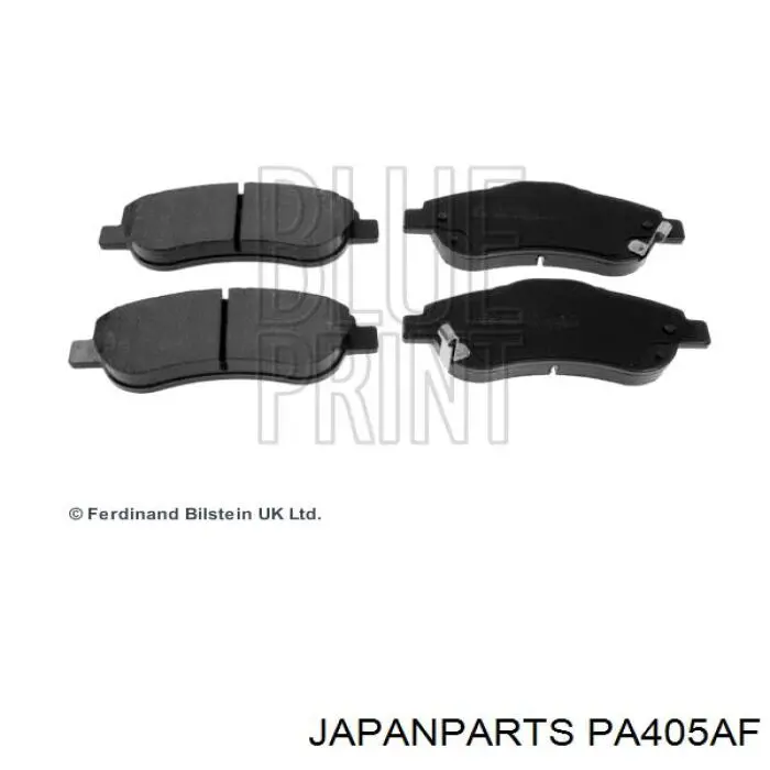 PA405AF Japan Parts Передні гальмівні колодки