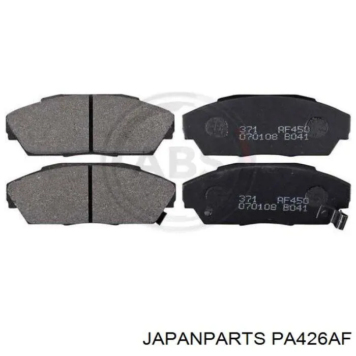 Гальмівні колодки Japan Parts PA426AF ціна, від 15.59 USD