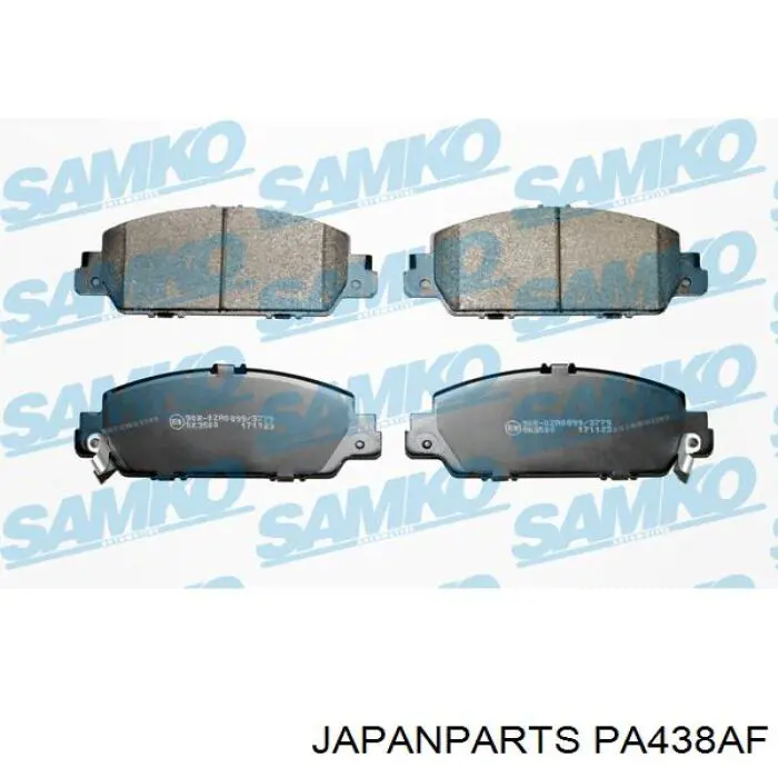 Гальмівні колодки Japan Parts PA438AF ціна, від 22.90 USD
