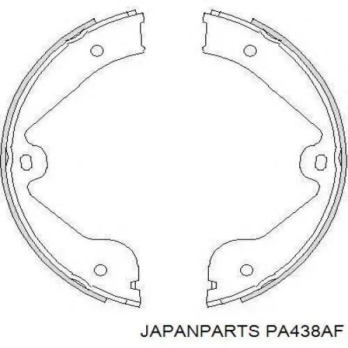 Купити PA438AF Japan Parts Колодки гальмівні передні, дискові