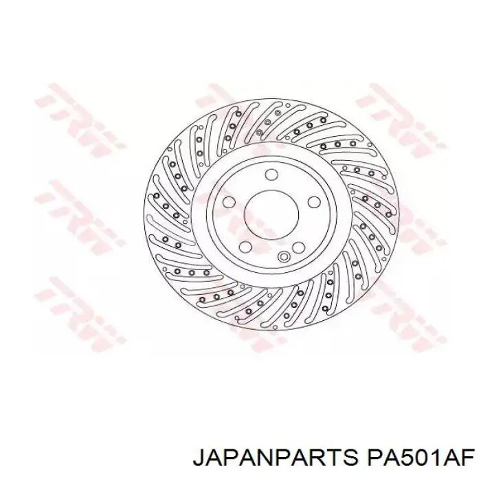 Купити PA501AF Japan Parts Колодки гальмівні передні, дискові