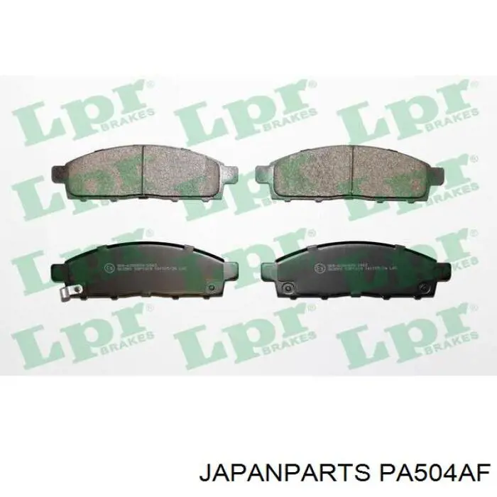 PA504AF Japan Parts Передні гальмівні колодки