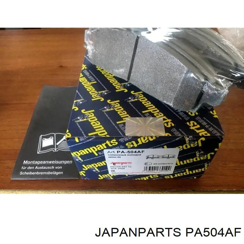 Купити PA504AF Japan Parts Колодки гальмівні передні, дискові