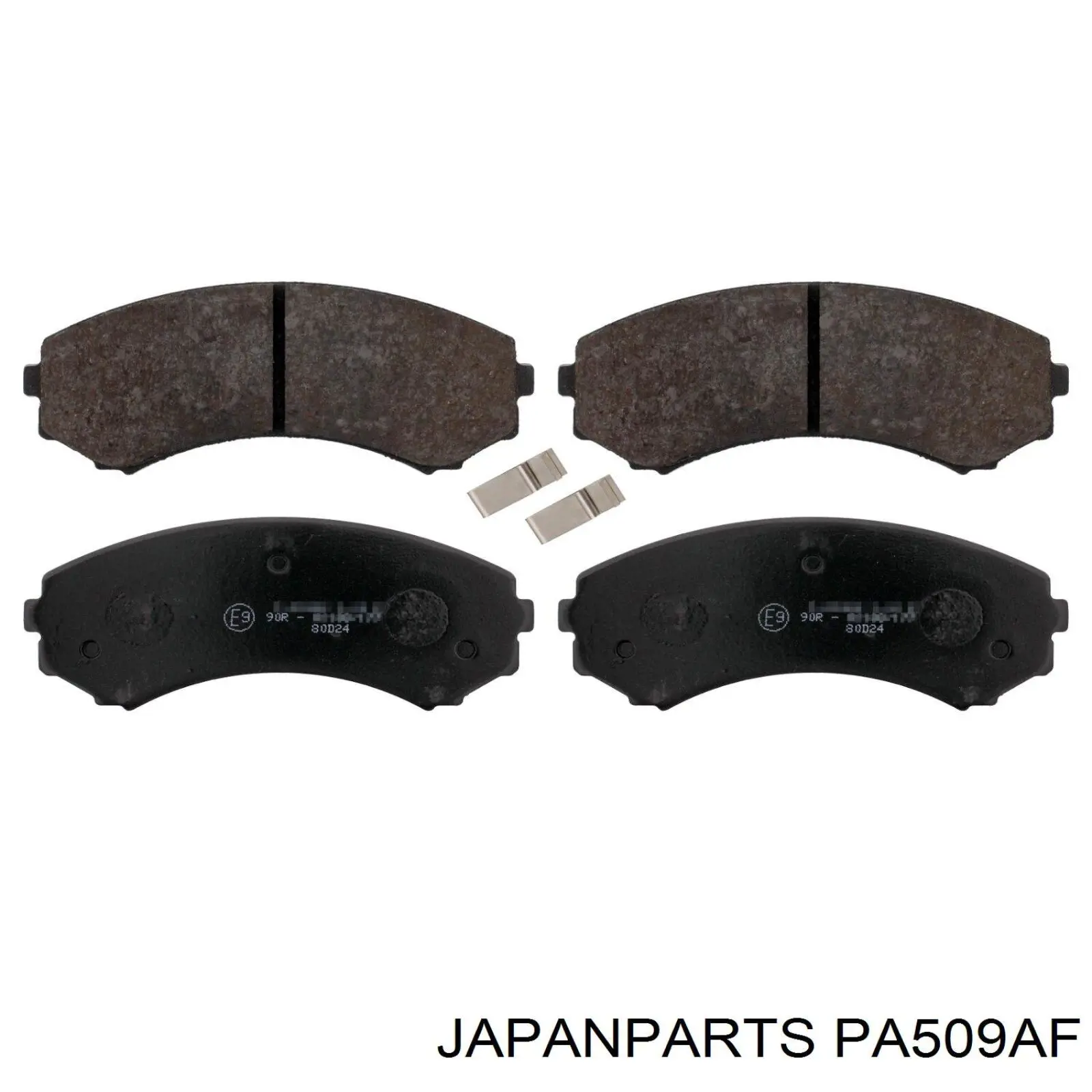 PA509AF Japan Parts колодки гальмівні передні, дискові