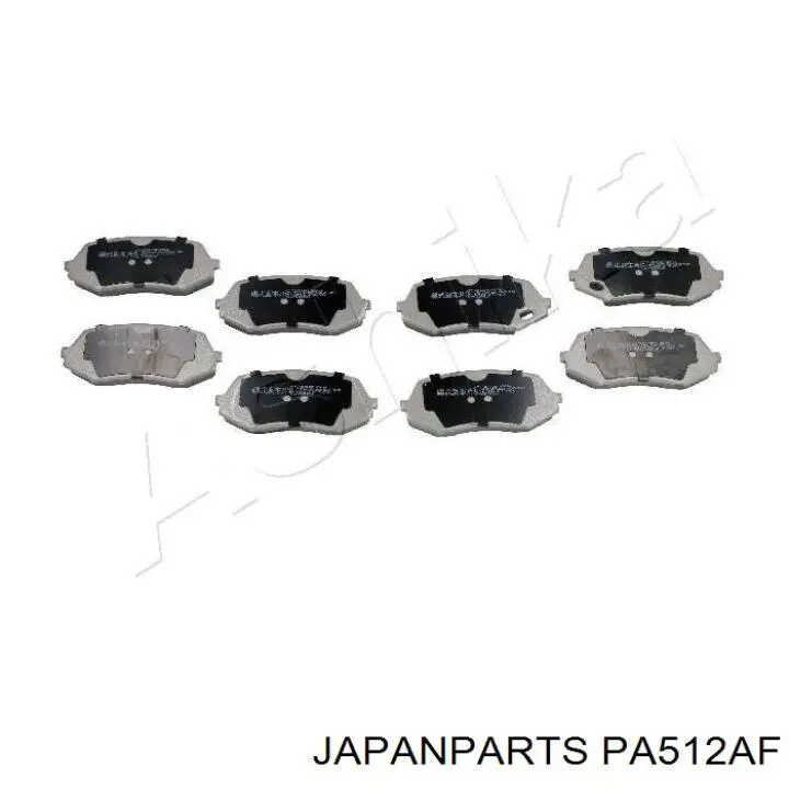Купити PA512AF Japan Parts Колодки гальмівні передні, дискові