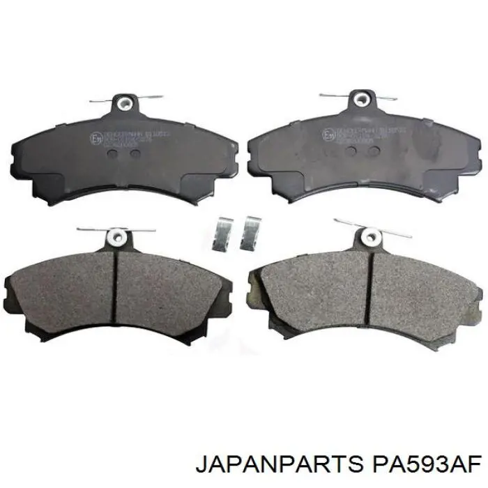 PA593AF Japan Parts колодки гальмівні передні, дискові