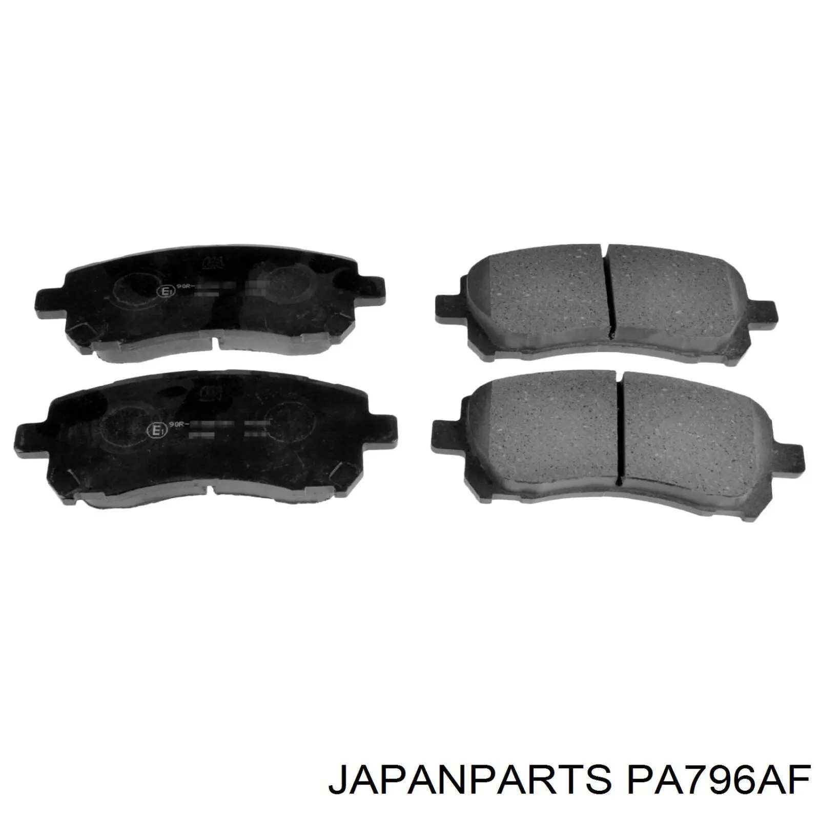 Колодки гальмівні передні, дискові PA796AF Japan Parts