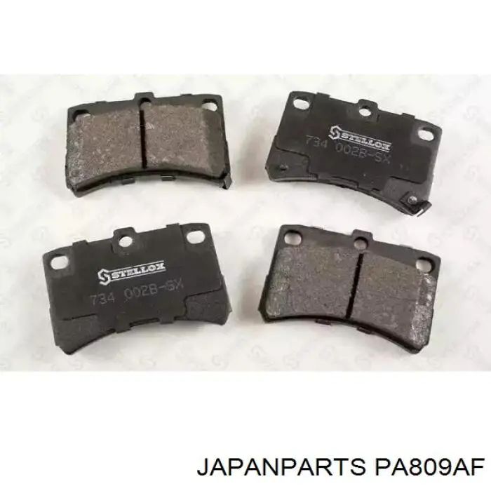 Передні тормозні колодки PA809AF Japan Parts