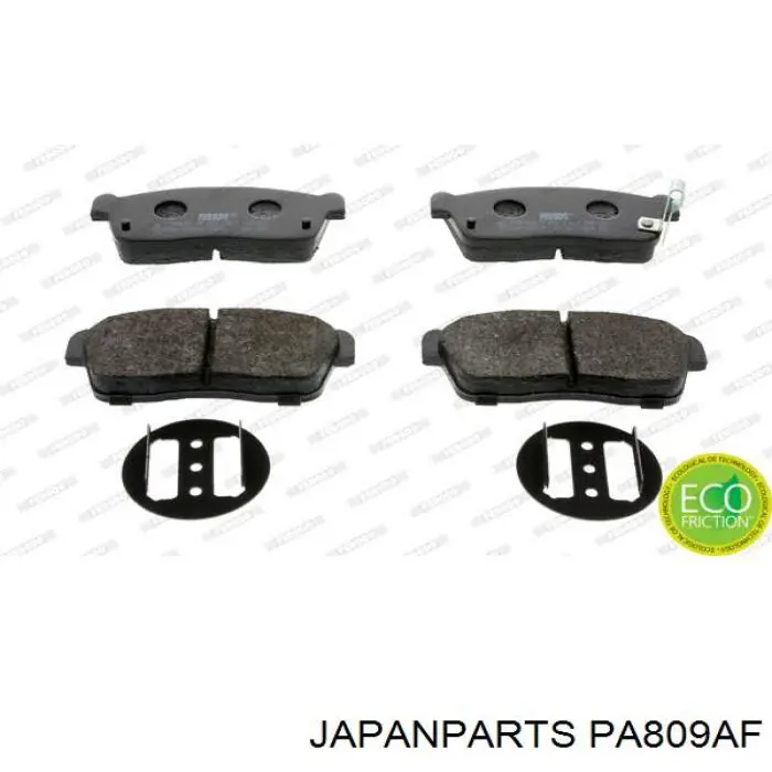 Гальмівні колодки Japan Parts PA809AF ціна, від 16.78 USD
