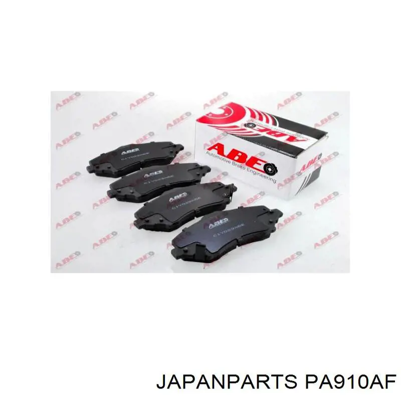 Передні тормозні колодки PA910AF Japan Parts