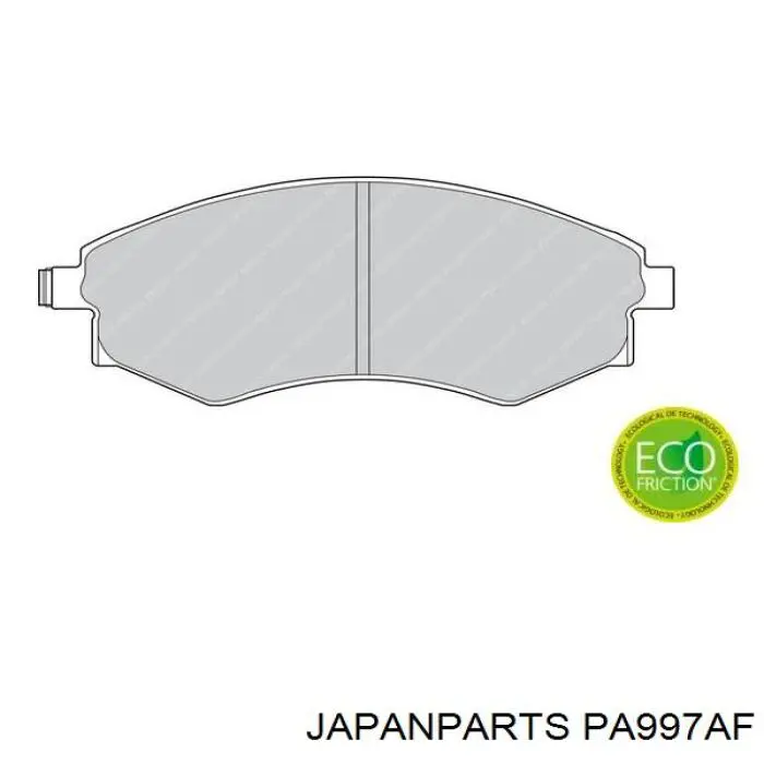 Гальмівні колодки Japan Parts PA997AF ціна, від 21.96 USD