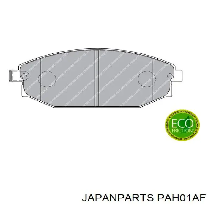 Гальмівні колодки Japan Parts PAH01AF ціна, від 18.75 USD