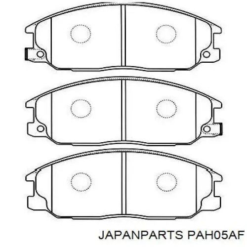 PAH05AF Japan Parts Передні гальмівні колодки