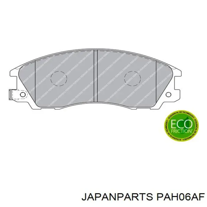 Гальмівні колодки Japan Parts PAH06AF ціна, від 23.61 USD