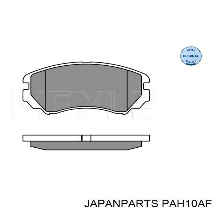 Купити PAH10AF Japan Parts Колодки гальмівні передні, дискові