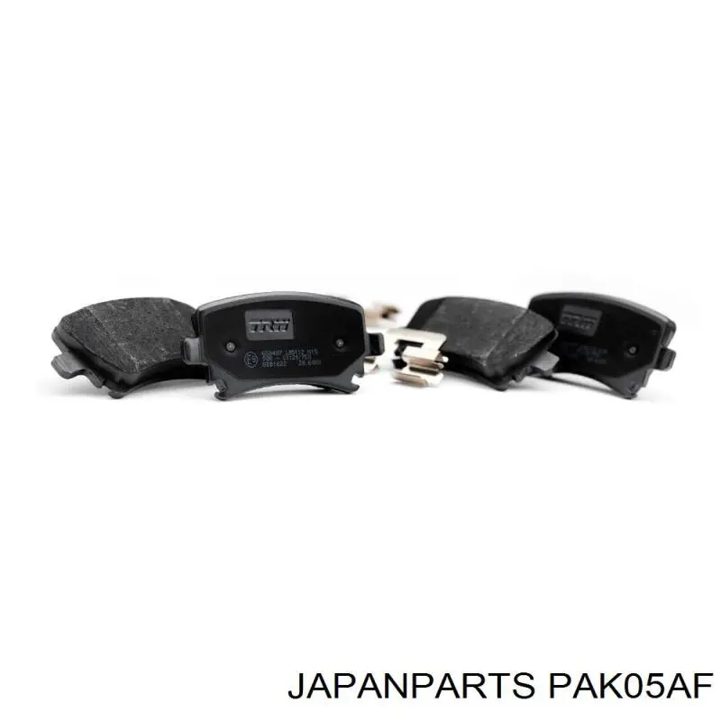 Купити PAK05AF Japan Parts Колодки гальмівні передні, дискові