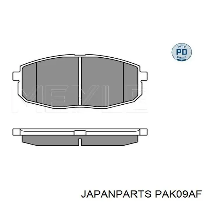 Гальмівні колодки Japan Parts PAK09AF ціна, від 20.18 USD