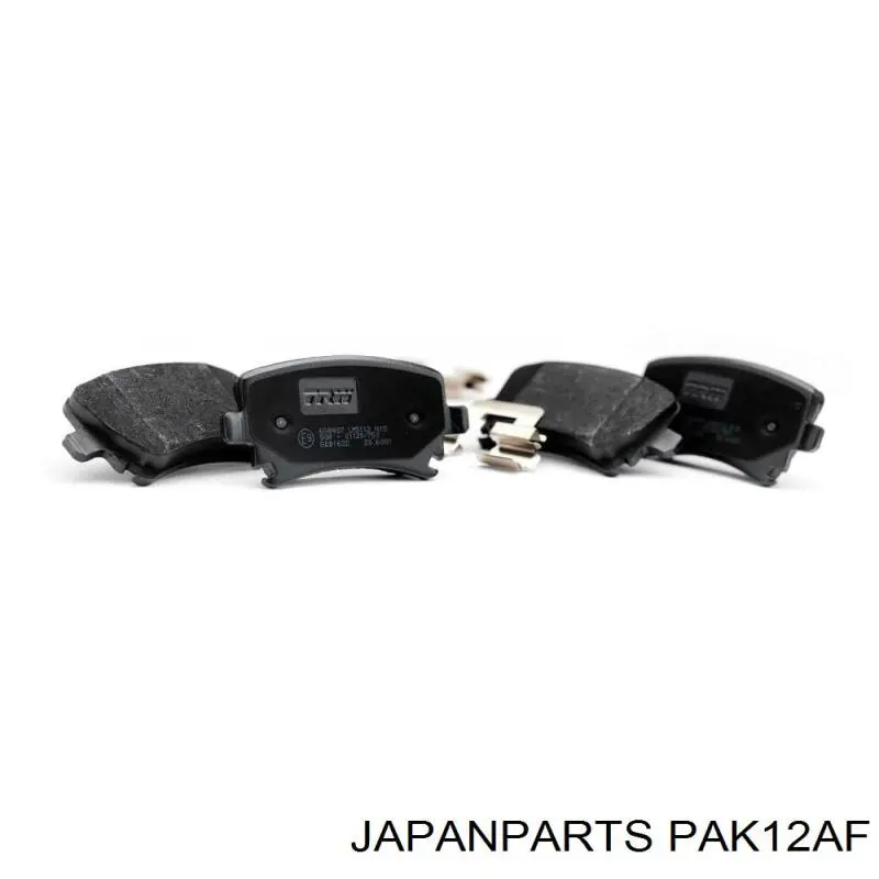 Передні тормозні колодки PAK12AF Japan Parts
