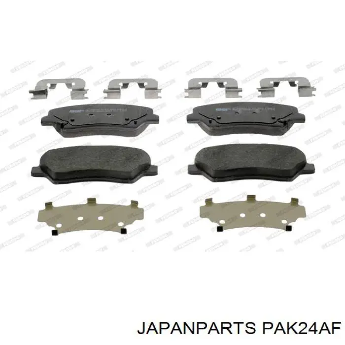 Купити PAK24AF Japan Parts Колодки гальмівні передні, дискові