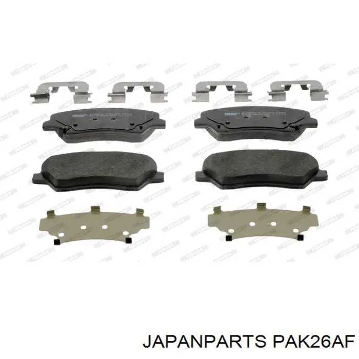PAK26AF Japan Parts Передні гальмівні колодки