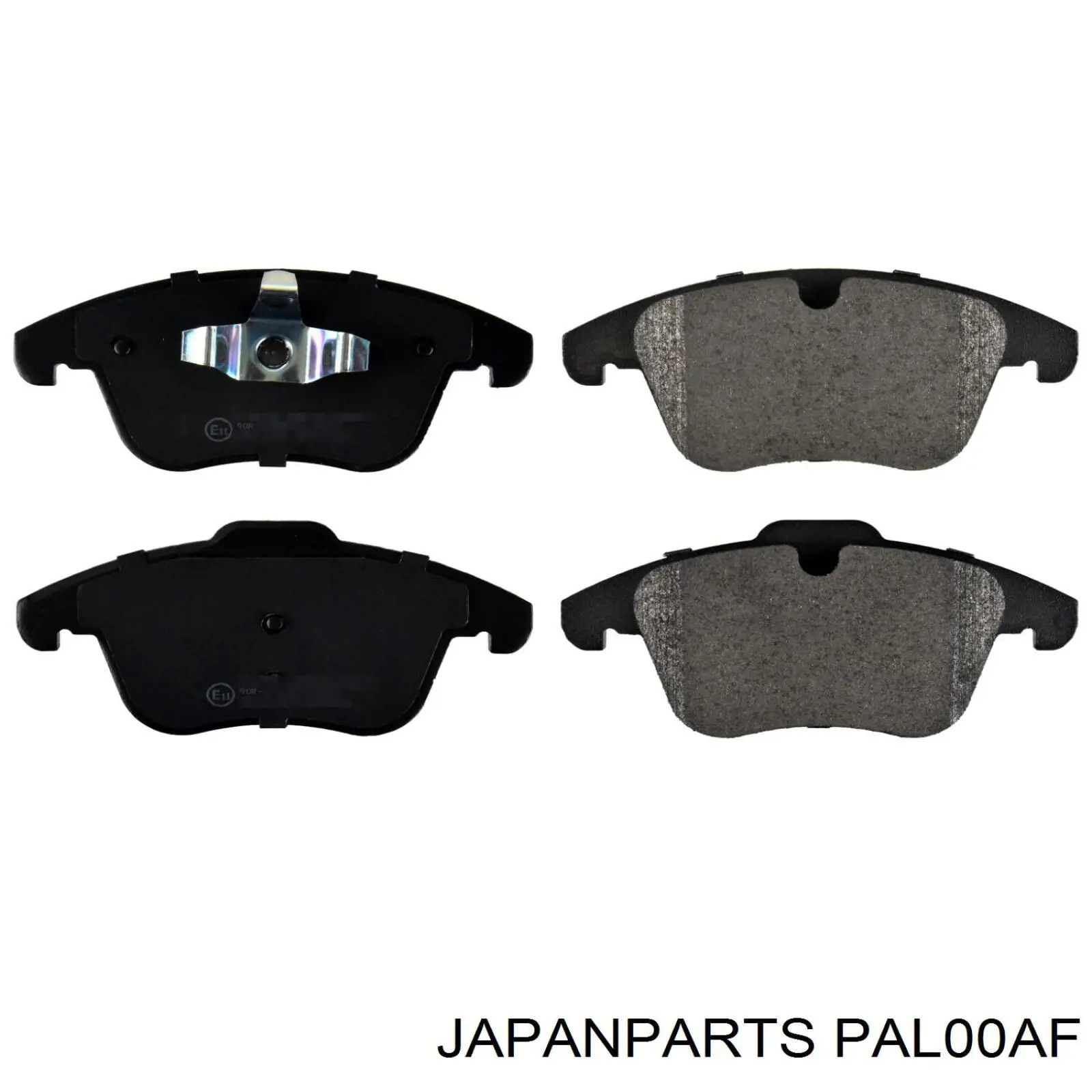 Колодки гальмівні передні, дискові PAL00AF Japan Parts