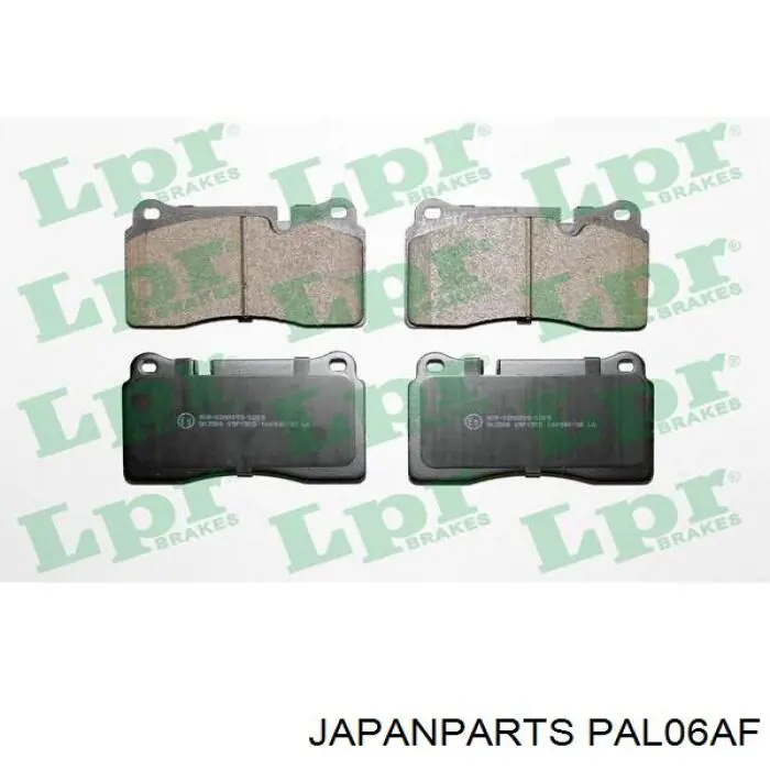 Колодки гальмівні передні, дискові PAL06AF Japan Parts