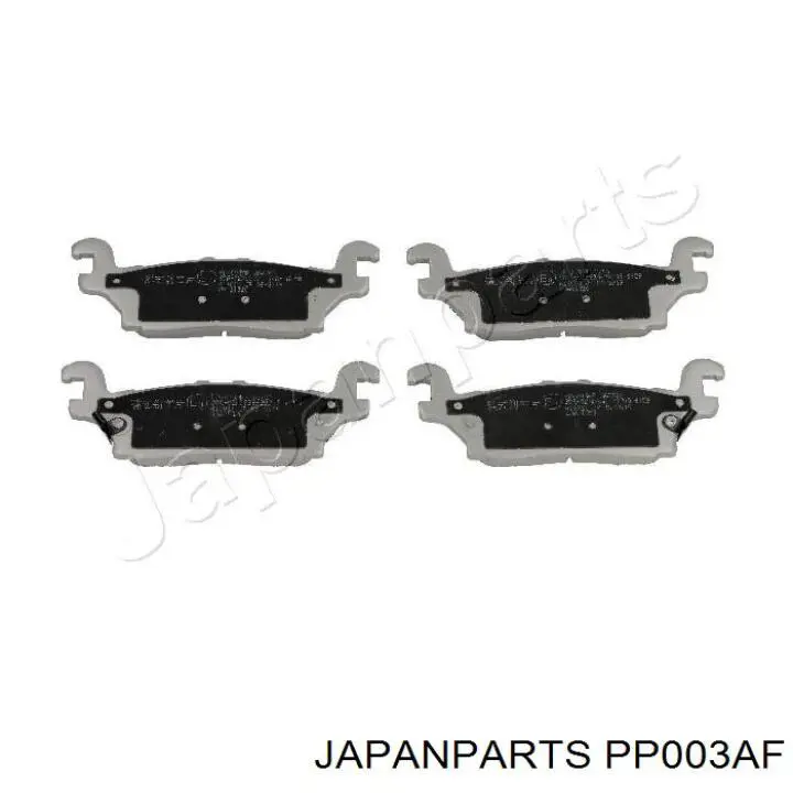 Задні гальмівні колодки Japan Parts PP003AF ціна, від 17.30 USD