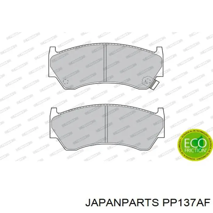 Тормозні колодки Japan Parts PP137AF