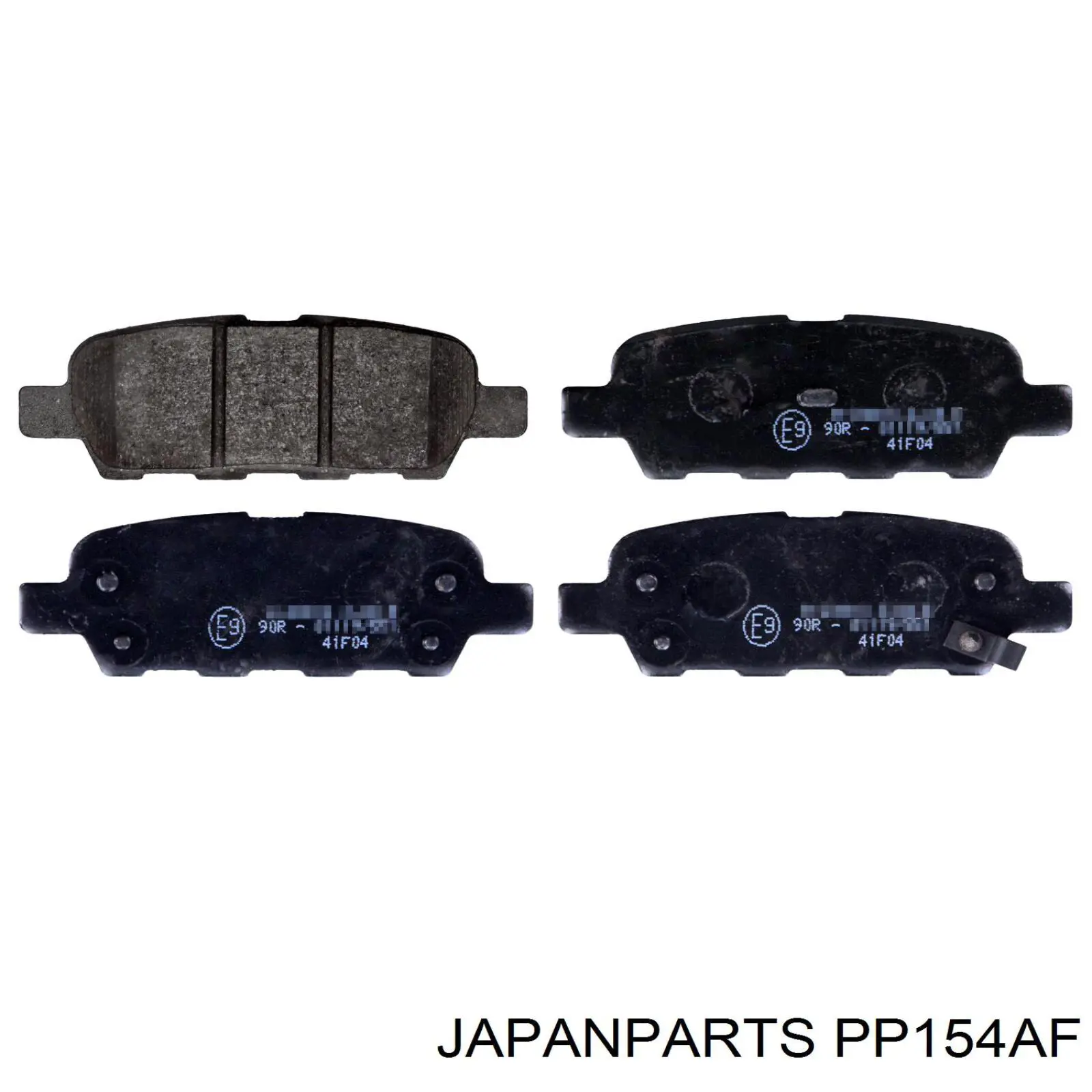 Задні гальмівні колодки Japan Parts PP154AF ціна, від 17.16 USD