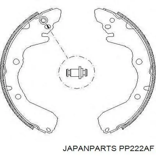 Купити PP222AF Japan Parts Задні колодки