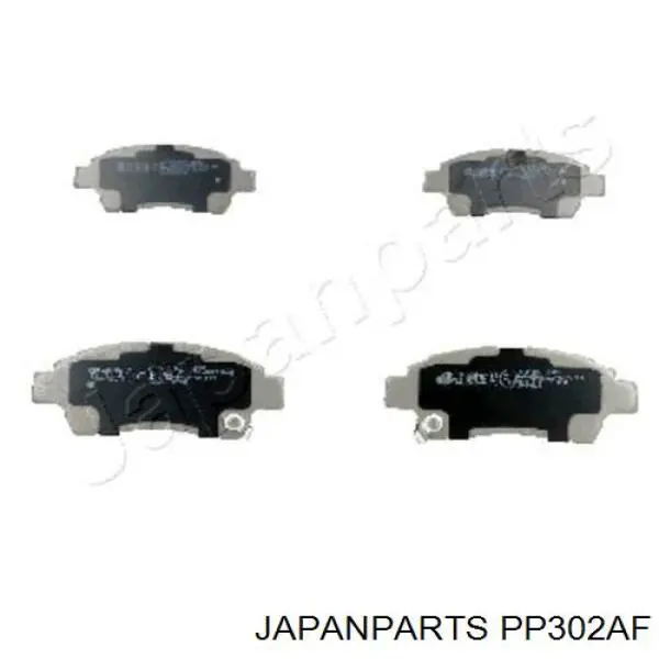 Задні дискові колодки Japan Parts PP302AF