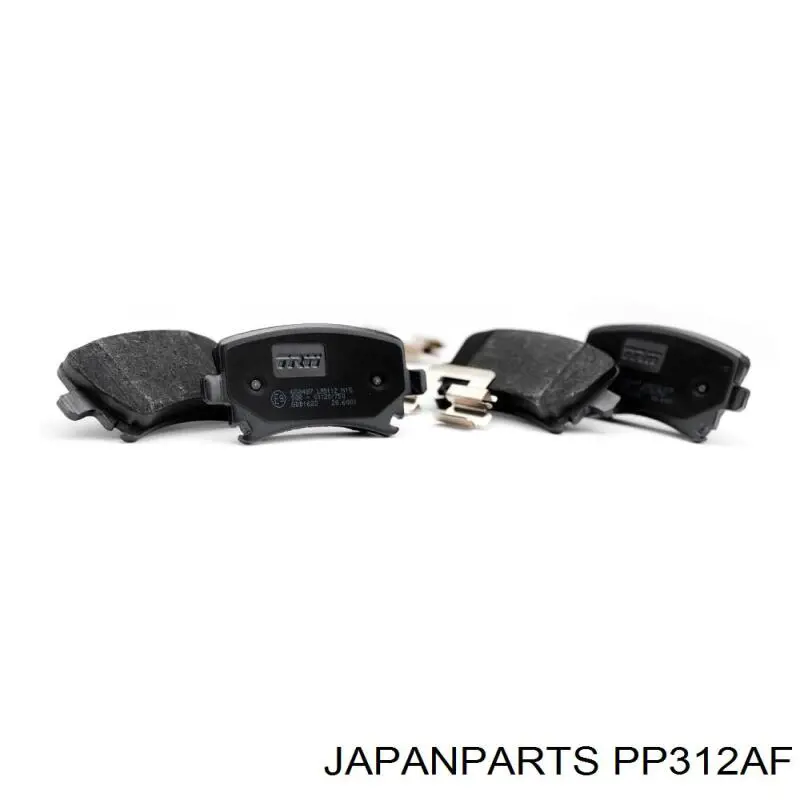 Задні гальмівні колодки Japan Parts PP312AF ціна, від 16.58 USD
