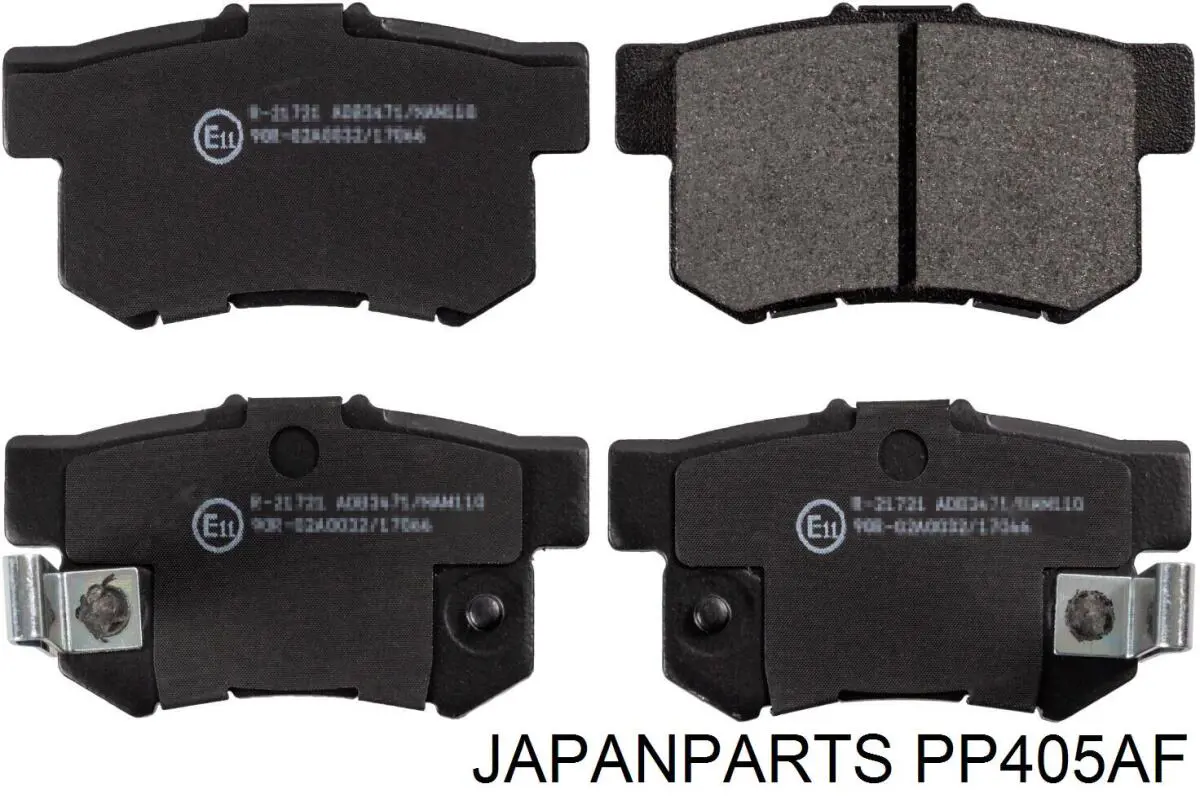 Задні гальмівні колодки Japan Parts PP405AF ціна, від 15.69 USD