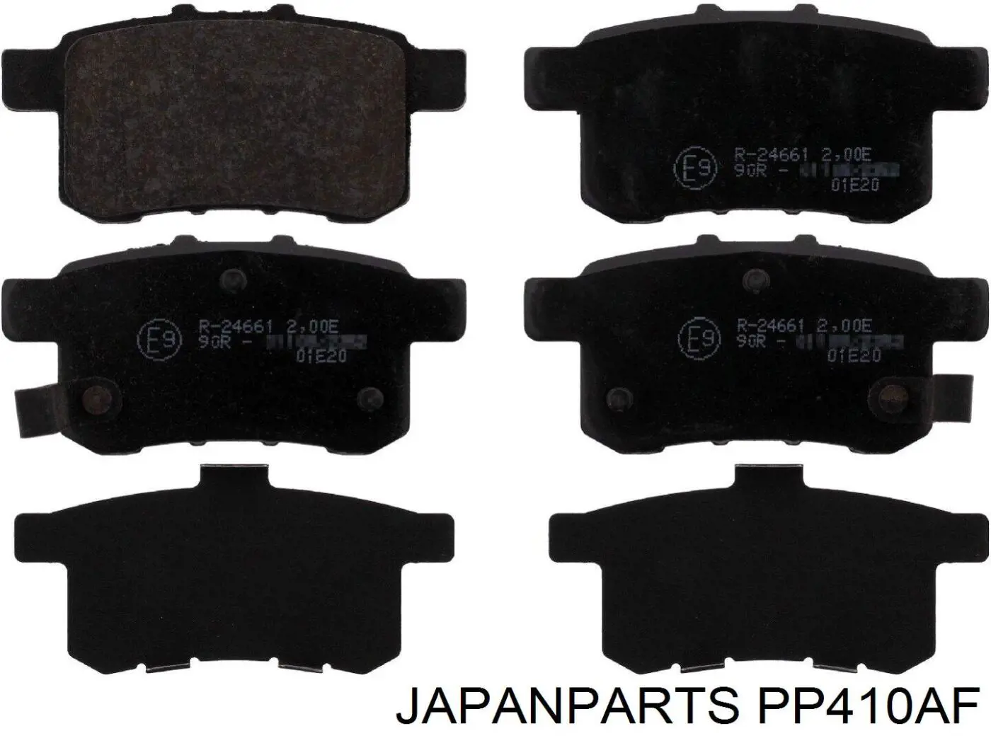 PP410AF Japan Parts Колодки гальмівні задні, дискові