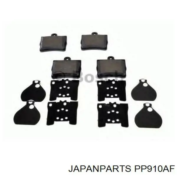 Задні дискові колодки Japan Parts PP910AF