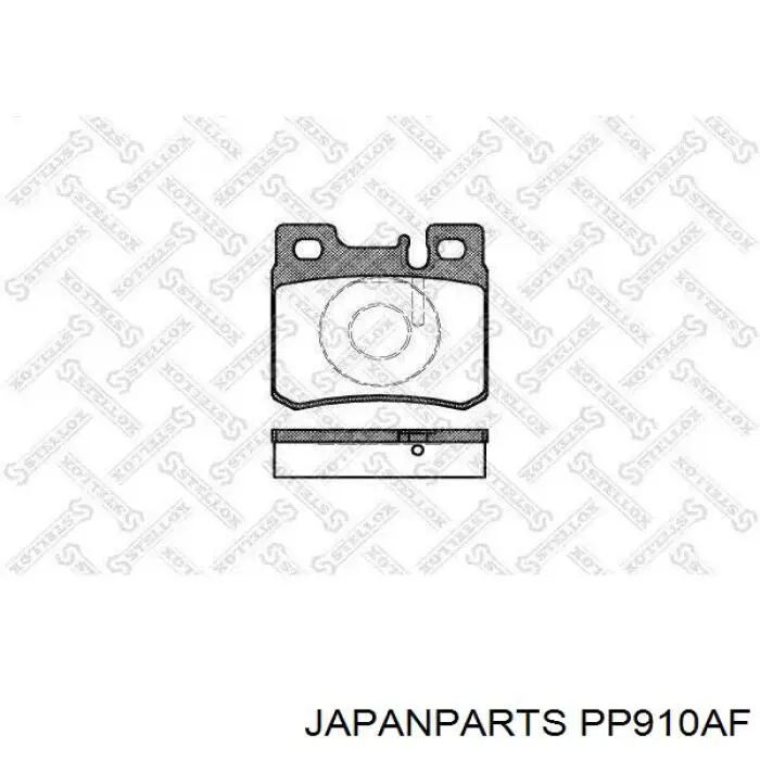 Купити PP910AF Japan Parts Задні колодки