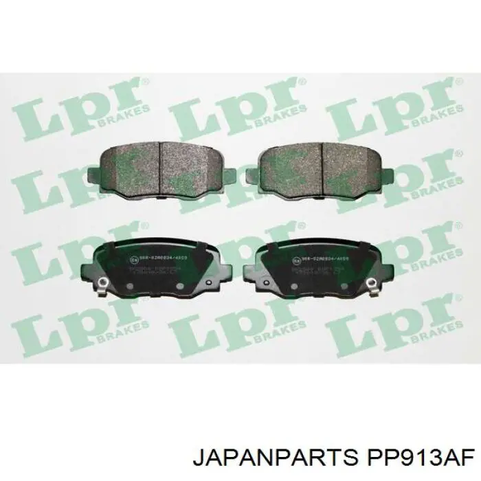 Задні гальмівні колодки Japan Parts PP913AF ціна, від 17.07 USD