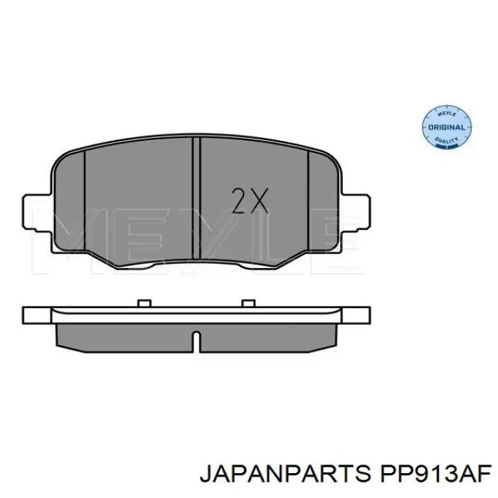 Купити PP913AF Japan Parts Задні колодки