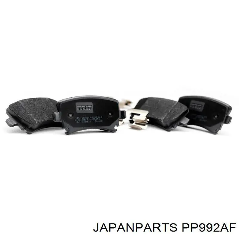 Задні гальмівні колодки PP992AF Japan Parts