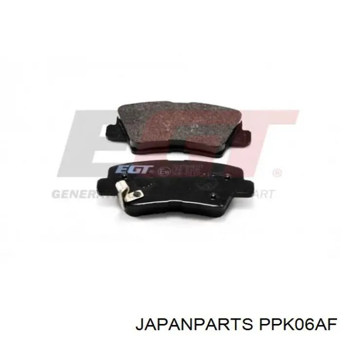 PPK06AF Japan Parts колодки гальмові задні, дискові