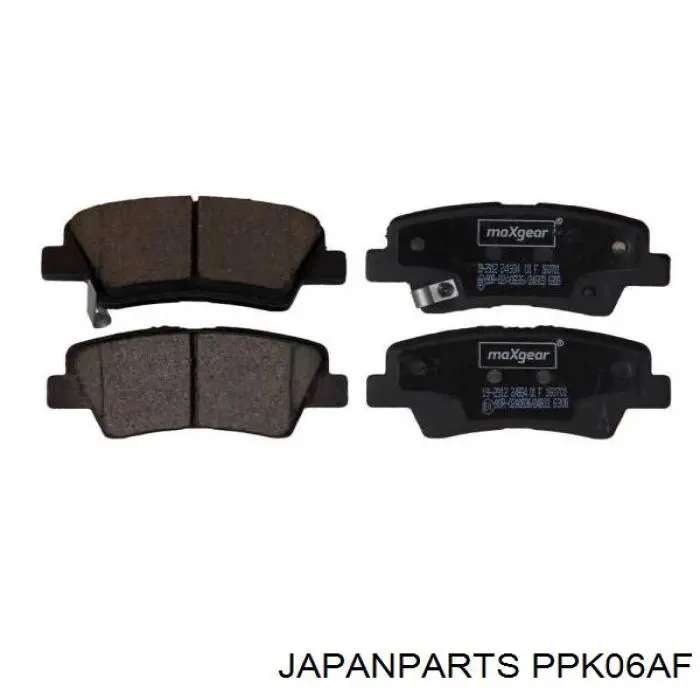 Задні гальмівні колодки PPK06AF Japan Parts