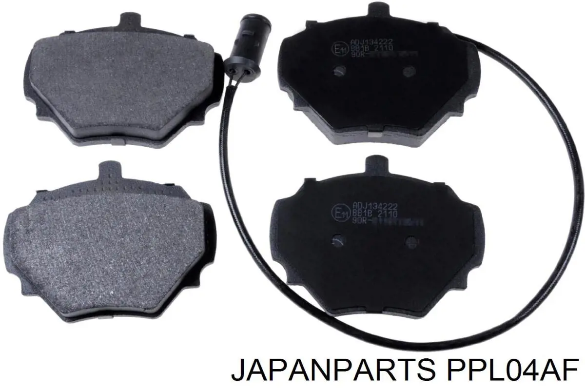 Колодки гальмові задні, дискові PPL04AF Japan Parts