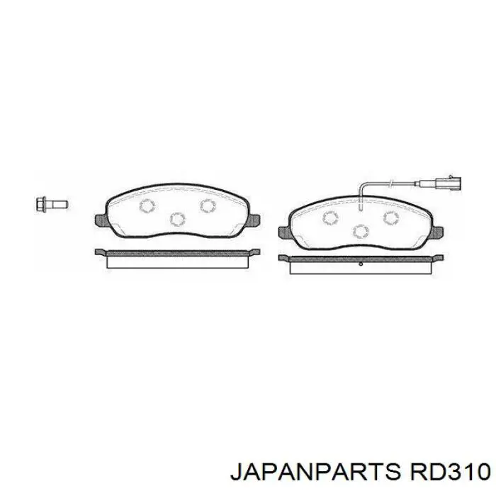 Рульова тяга RD310 Japan Parts