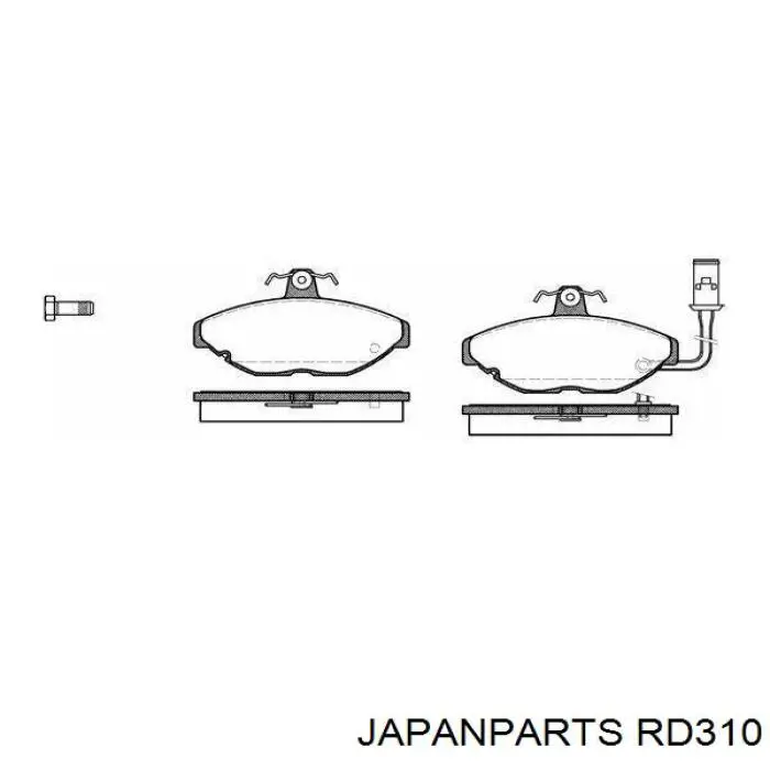 Купити RD310 Japan Parts Тяга рульова поздовжня