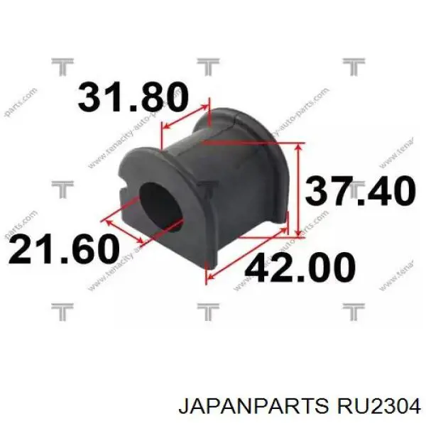 RU2304 Japan Parts втулка стабілізатора переднього