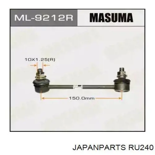 Подушка стабілізатора Japan Parts RU240 ціна, від 2.62 USD