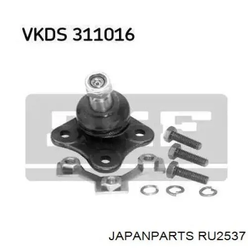 Сайлентблок заднього поздовжнього важеля, передній Japan Parts RU2537